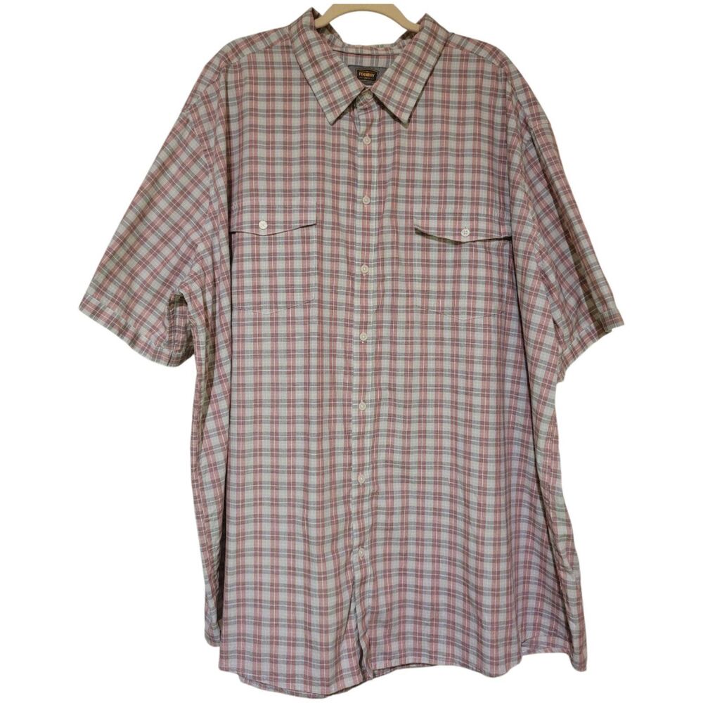 Foundry 4XLT Short Sleeve Button Front Shirt